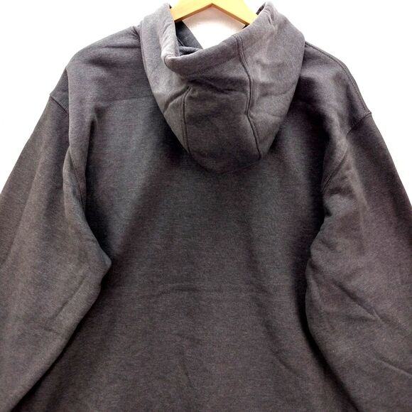 Carhartt Hoodie Men XL Gray Loose Fit Midweight Sweatshirt Pullover K121 NEW - Picture 10 of 10